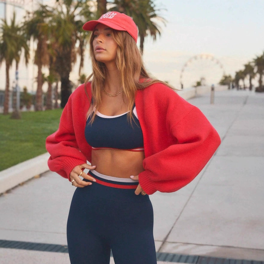 Long-Sleeve Knit Bolero