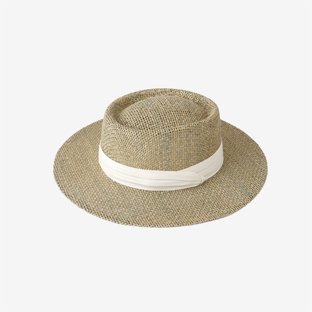 Flat-Top Straw Hat