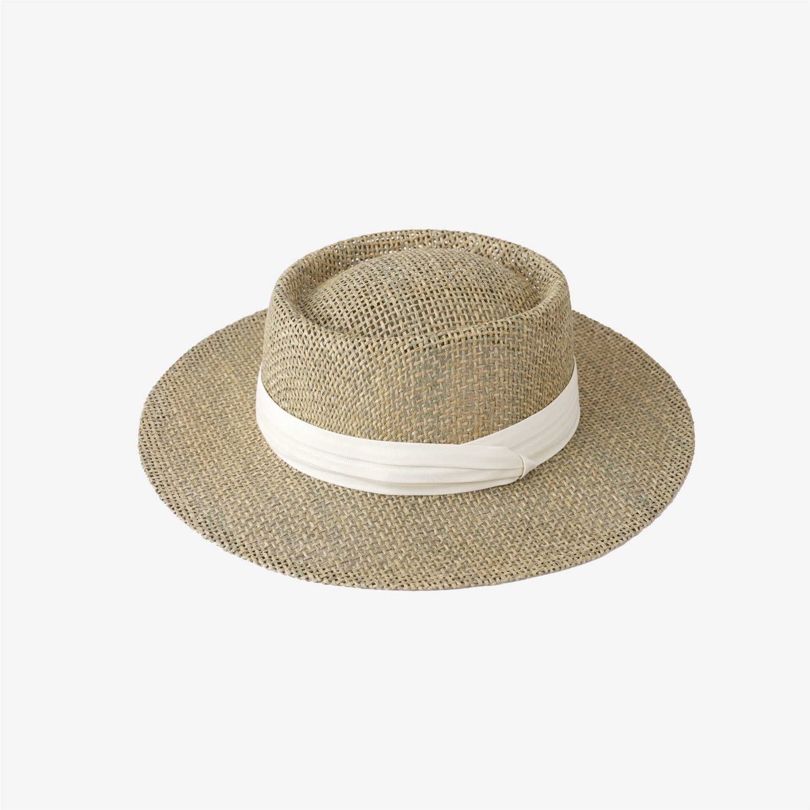 Flat-Top Straw Hat